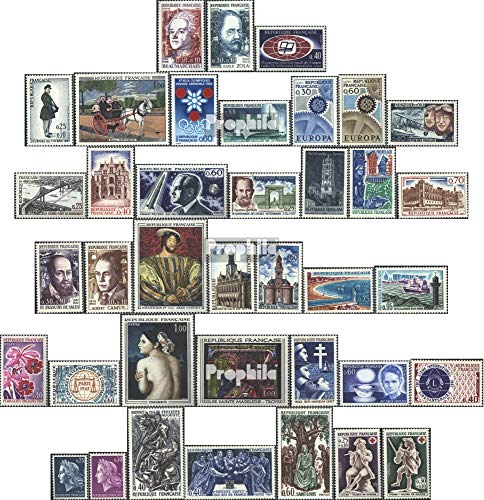 Sellos de Francia coleccionistas Prophila 1571-1608 año 1967 completa MNH 1