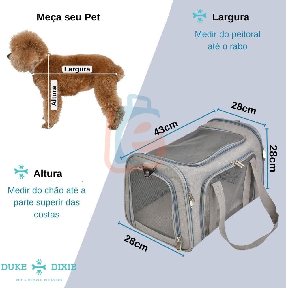 Análise da Bolsa Transporte Pet Duke & Dixie: Conforto e Estilo para Viagens Incríveis! 10 61LlVyBunHL. AC SL1000