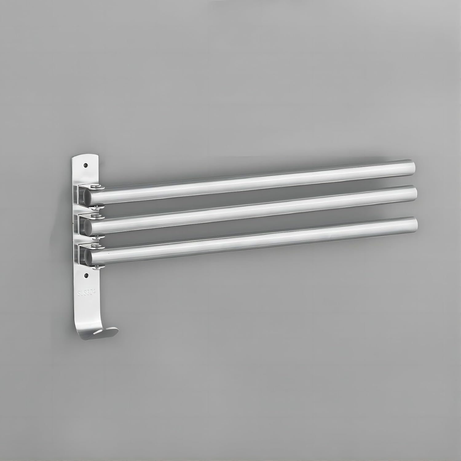 yozhch Swivel Kitchen Towel Rack Wall Mounted, Rotating Bathroom Towel