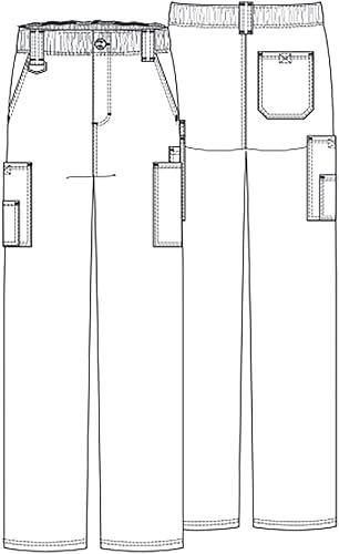 Miniatura 7 de Dickies Pantalón de meter para hombre con 7 bolsillos, cintura elástica con cierre de botón 81006