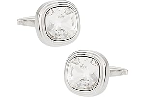 Swarovski Timeless Crystal Clear Square Cufflinks