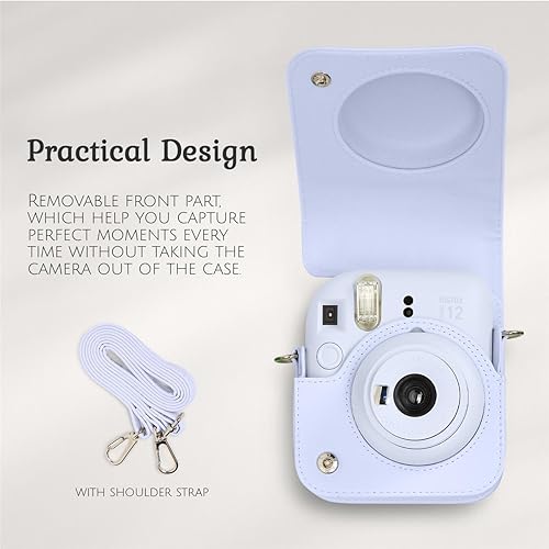 Miniatura 3 de Fujifilm Instax Mini 12 - Cámara de película instantánea, paquete con funda personalizada Instax Mini, kit de accesorios y película de luz diurna,