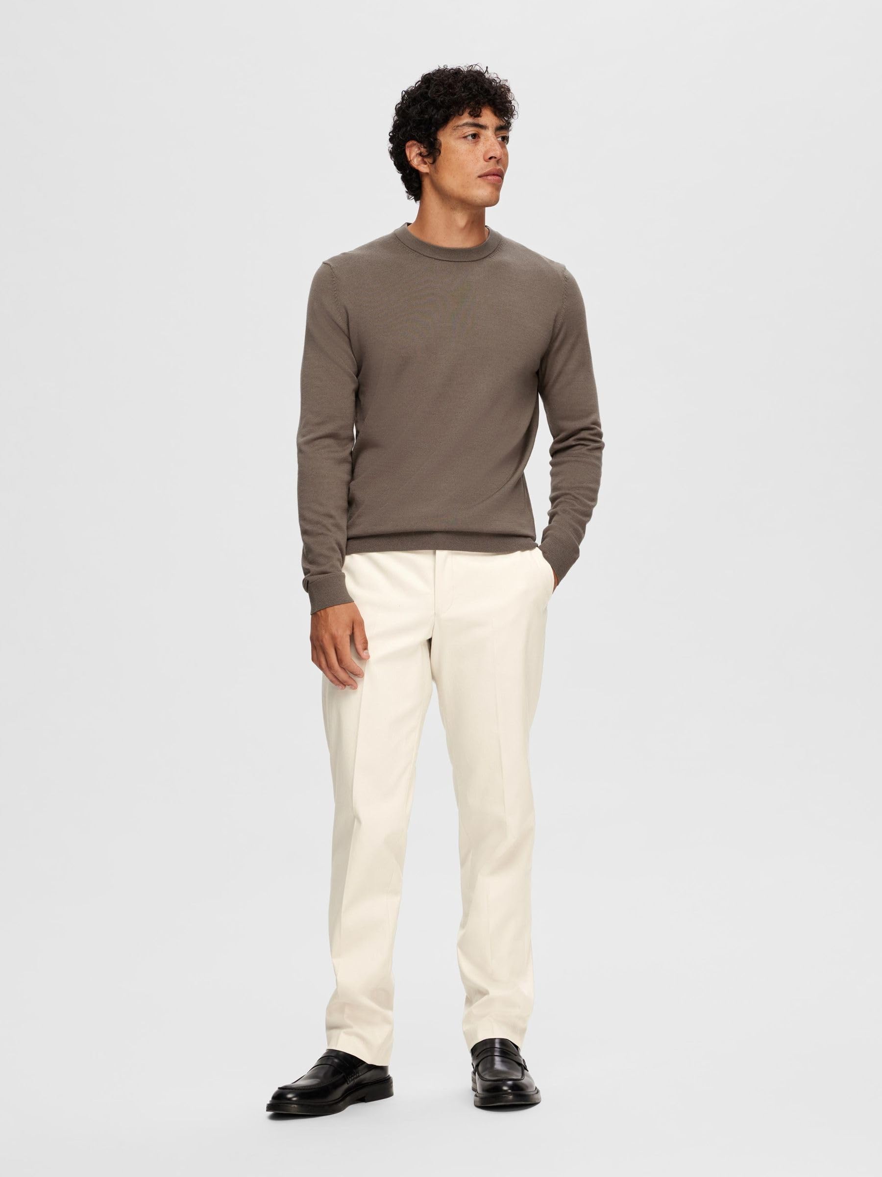 SELECTED HOMME - Slh196-straight Gibson Chino, Pantaloni Chino Uomo