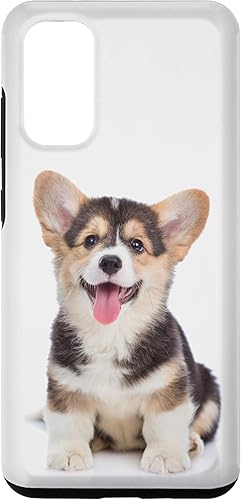 Galaxy S20 Corgi Tri Color Cachorro Retrato Perros Amante Corgi Mamá Papá Estuche Regalo