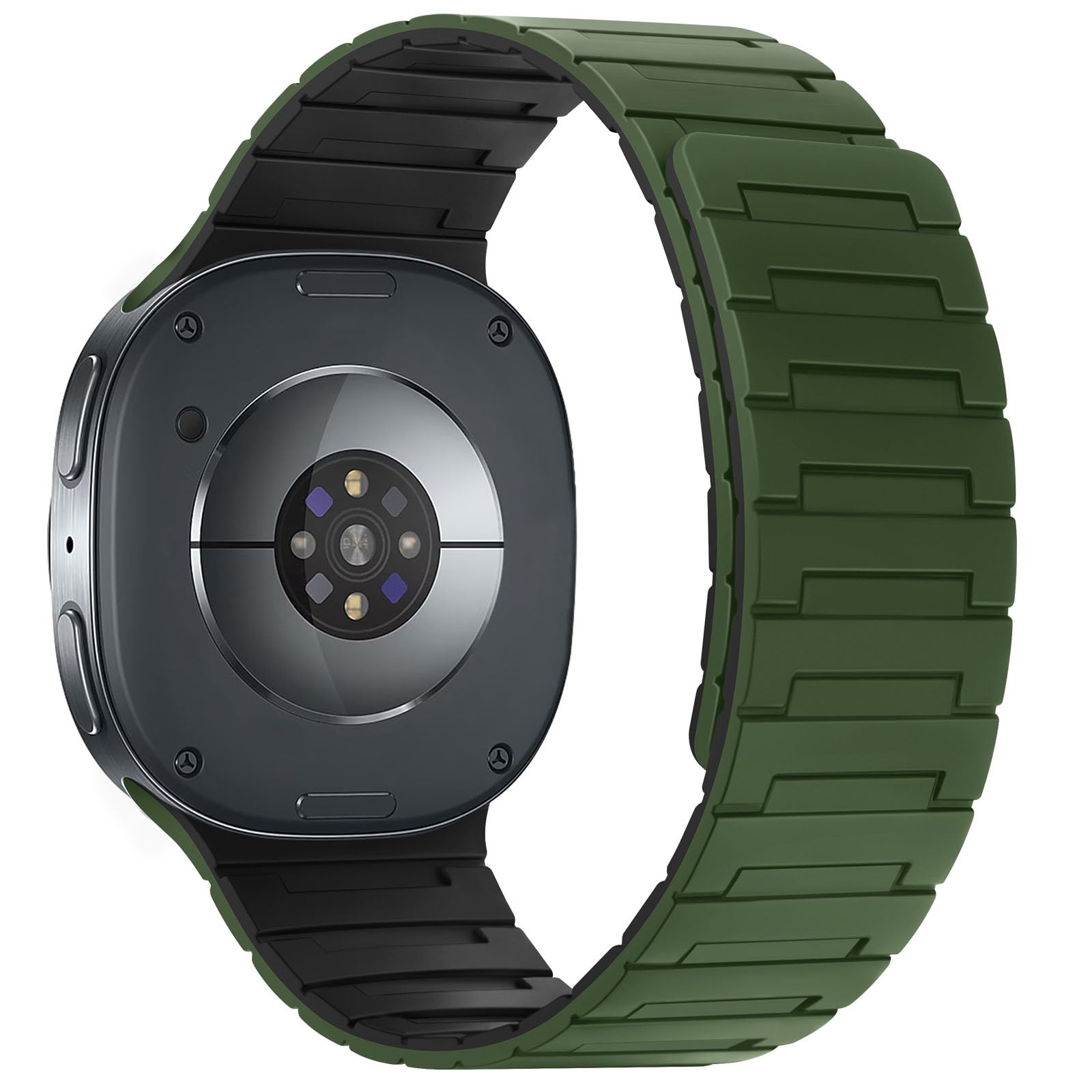 Bracciale Silicone compatibile con Samsung Galaxy Watch 8 - Dettaglio