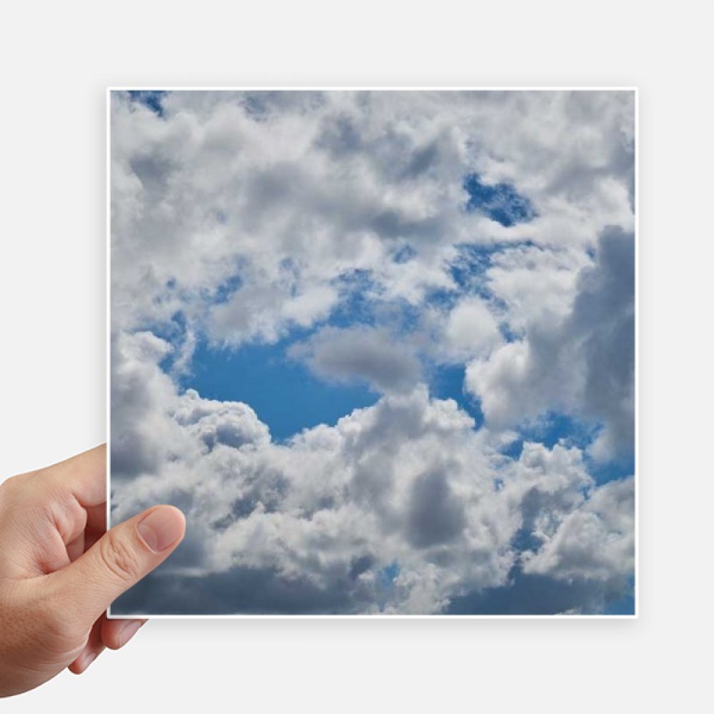 Sticker nuages blancs ciel bleu pour personnaliser votre valise et moto