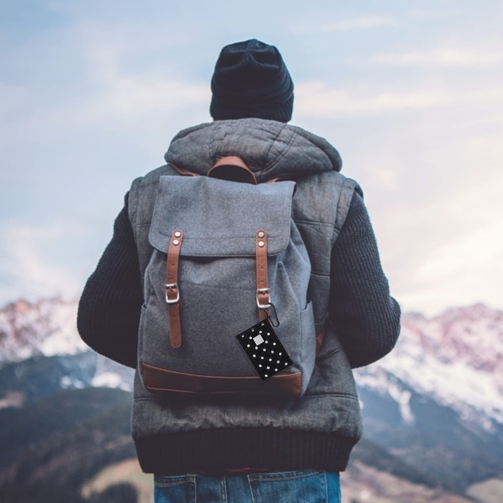 OSALADI 2pcs Portable Ssd Protective Case for Touch Fingerprint Lock Hard Drive Holder Lightweight Ssd Container for Travel and Colors