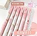 6 PCS Kawaii Erasable Pens Kawaii School Supplies Cute Blue Ink Erasable Pens Cute Pens Cute School Office Supplies Trendy Stuff (Peach)
