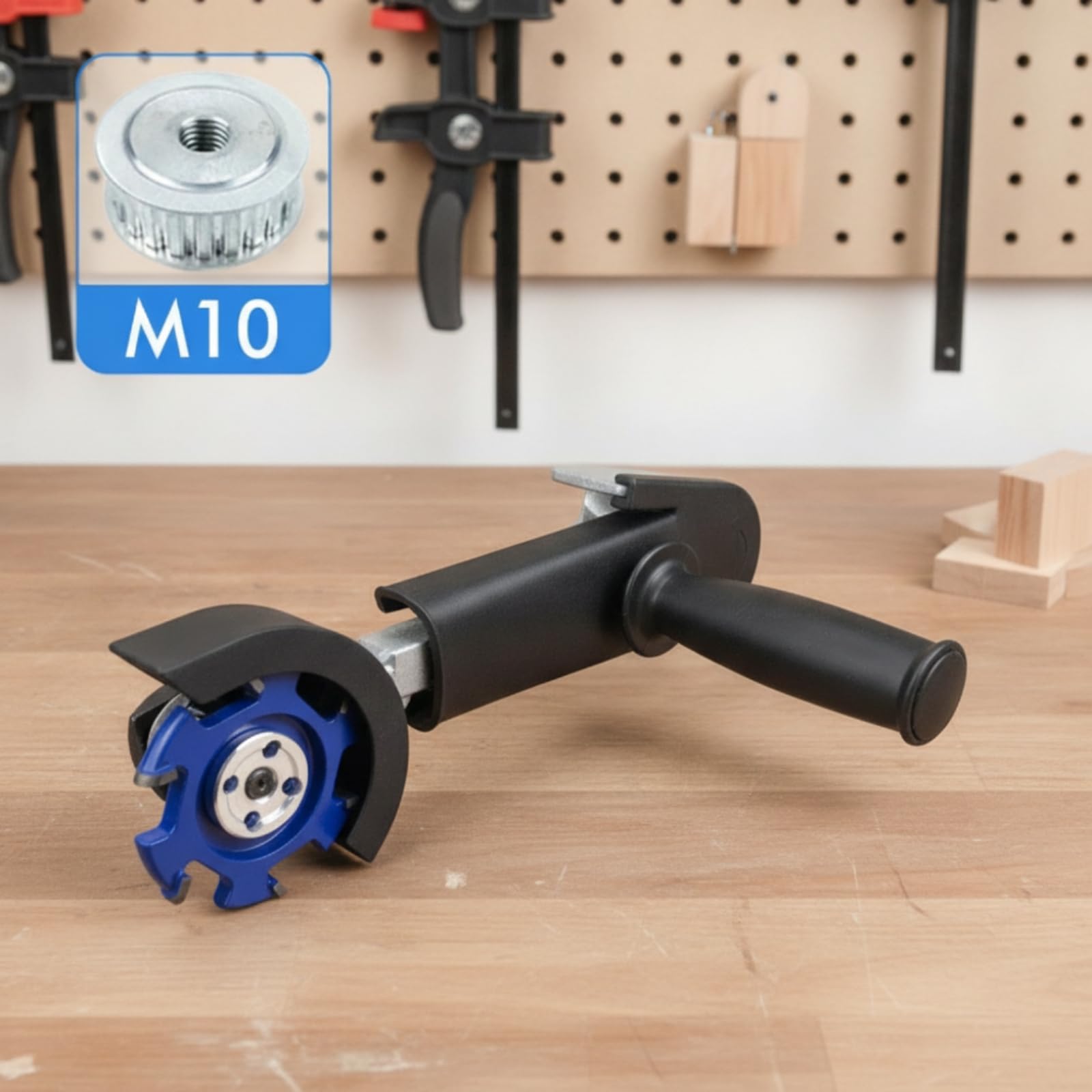 Adaptador Amoladora con Disco Corte Versátil Adaptador Amoladora Multifuncional Herramienta para Taller, M10