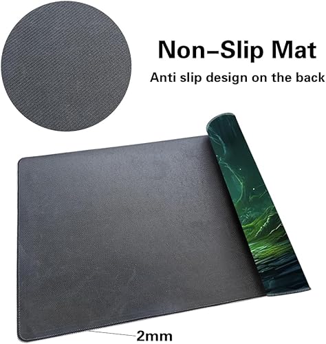 Miniatura 129 de MTG - Tapete de juego de 24 x 14 pulgadas, bolsas de almacenamiento con parte trasera antideslizante, ideal para entusiastas de los juegos de sin