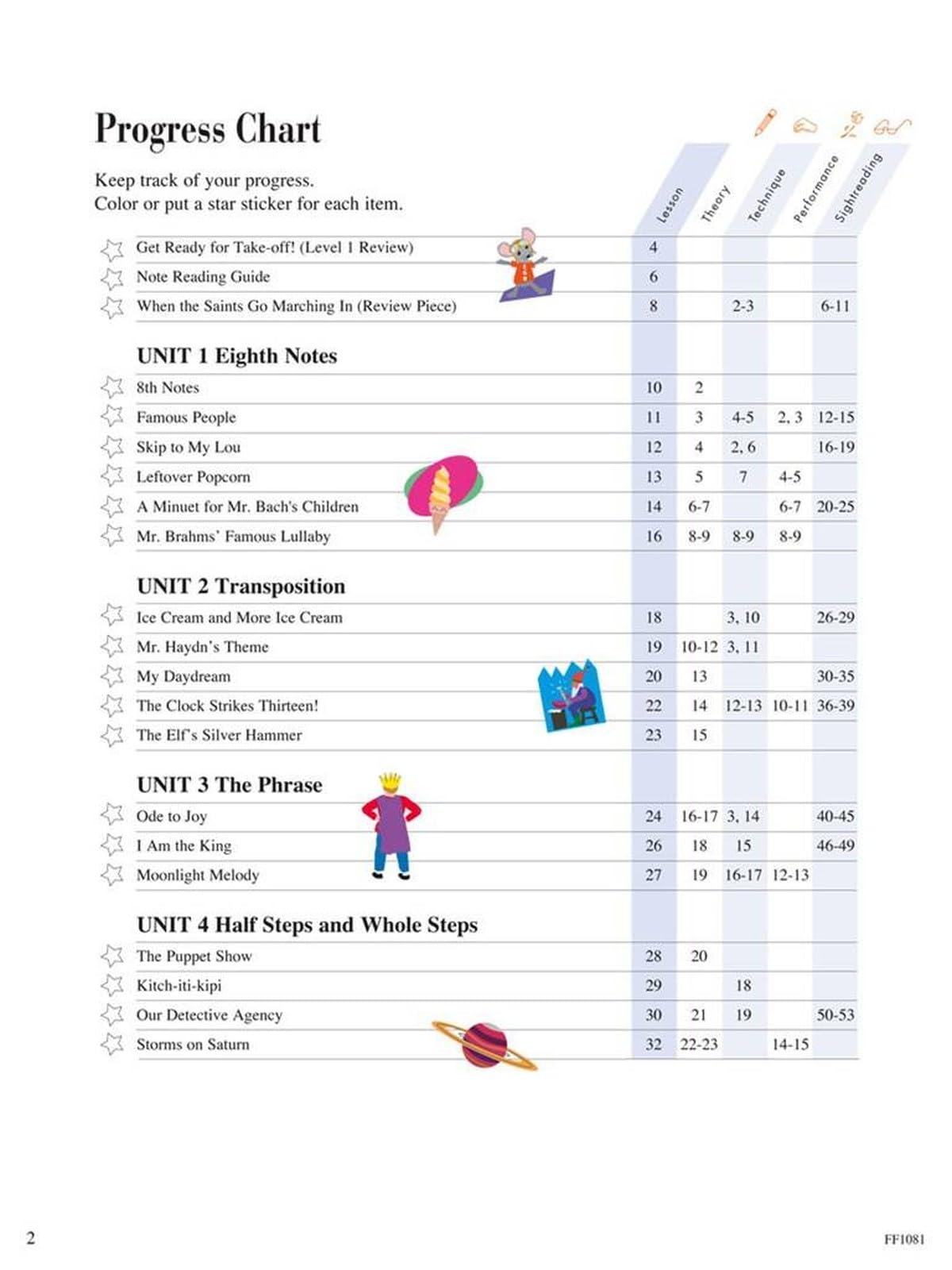 Piano Adventures: Lesson Book - Level 2A, 2nd Edition | Beginner Piano Method | Learn Eighth Notes Chords and Sight Reading | Sheet Music Songbook for Early Learners | Faber Piano Book for Kids — Amazon image 8