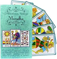 Baralho Tarot de Marselha Completo e Plastificado 78 Cartas