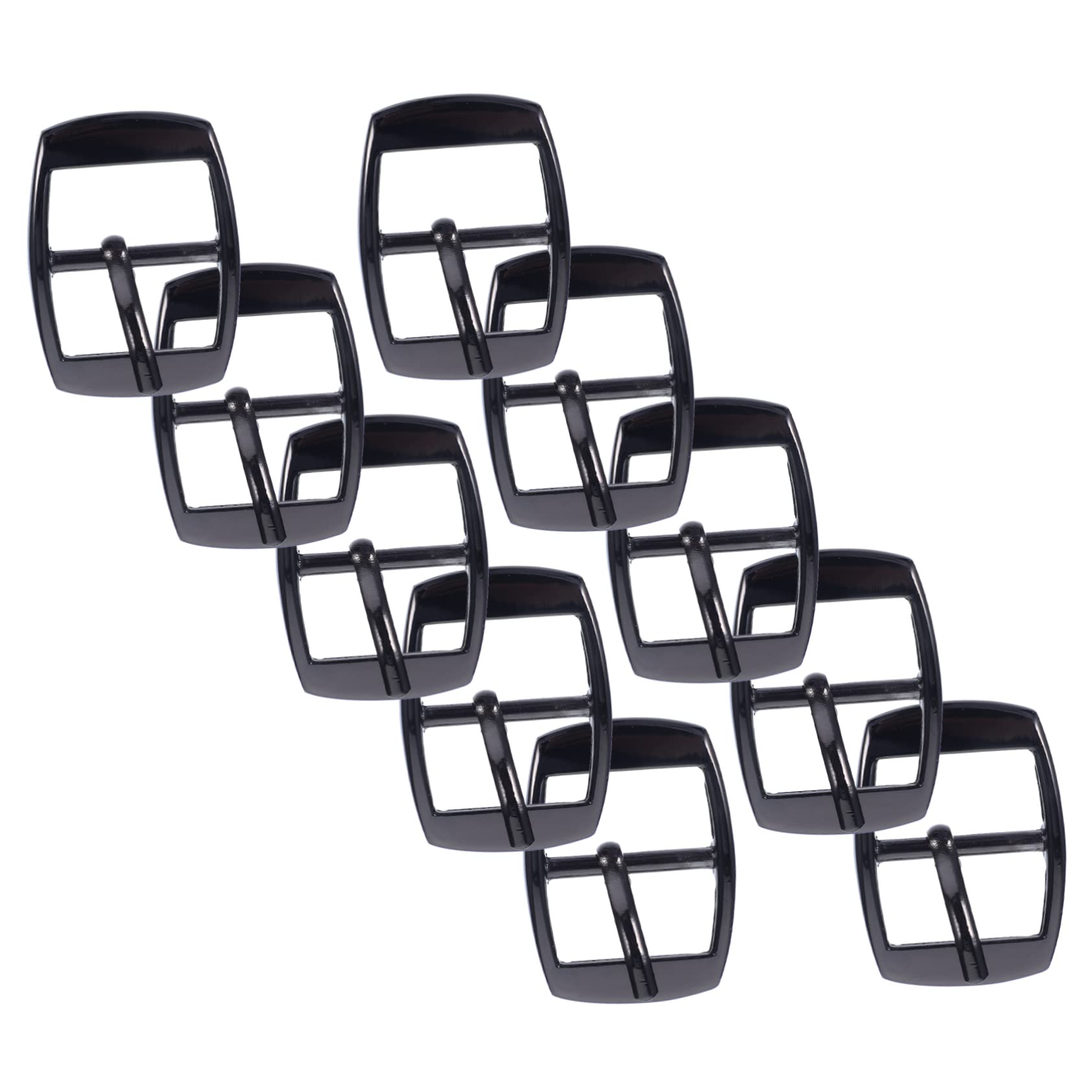 COHEALI 40pezzi Fibbia Cintura Singola Con Barra Centrale Di Fibbia Per Cinture e Zaini Stile Elegante e Facile Da Installare