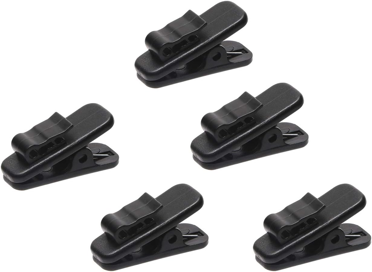 Mini Skater 1 Inch Length Small Earphone Mount Cable Clothing Clip