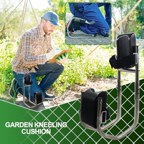 Rodillera de jardinería plegable con soporte de espuma para suelo 4