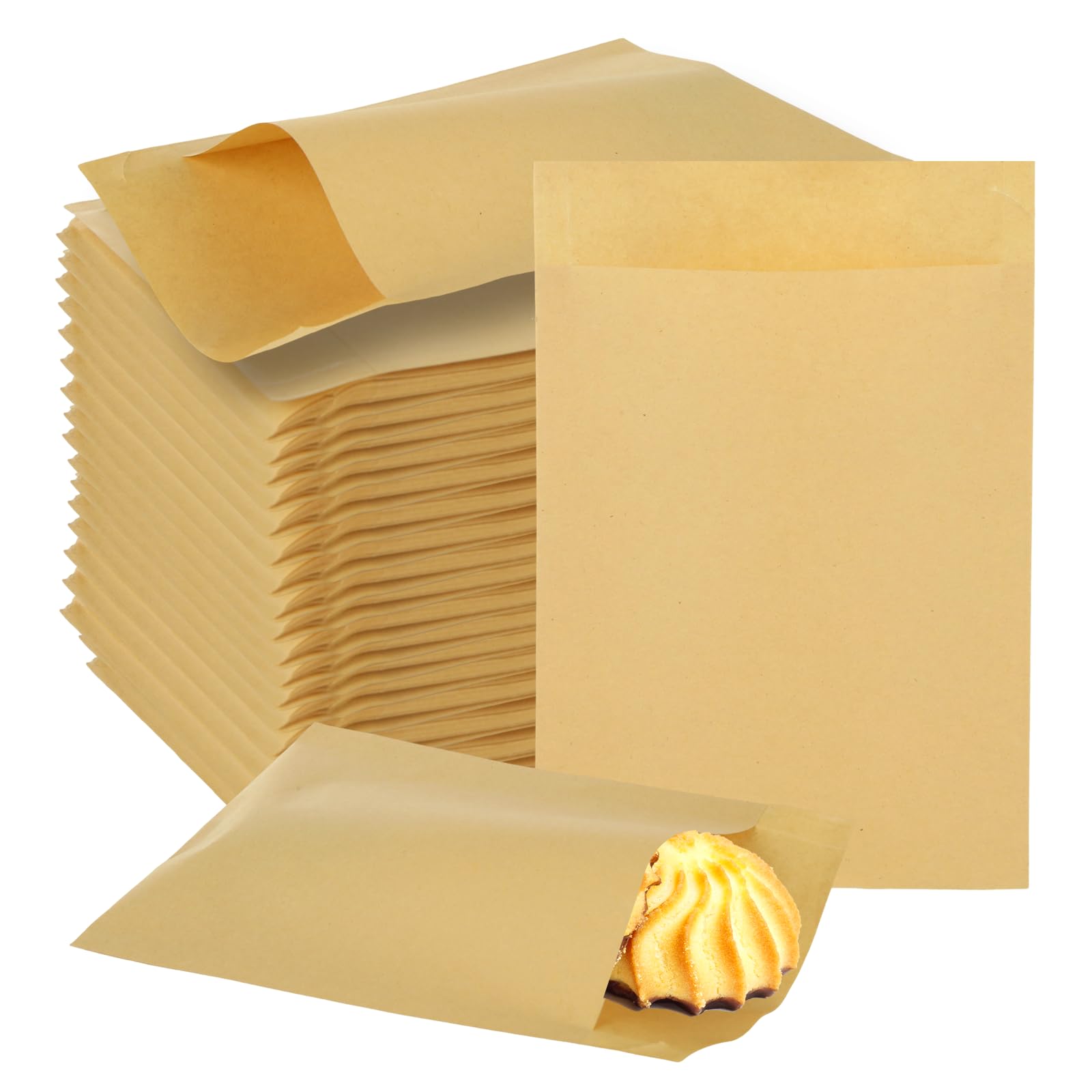 Lot de 800 sacs en papier ciré 10x15 cm pour biscuits et sandwichs