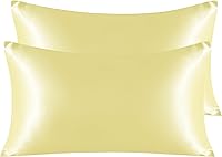 Vista 94 de NTBAY - Fundas de almohada de satén para cabello y piel, fundas de almohada sedosas de lujo con cierre de sobre.