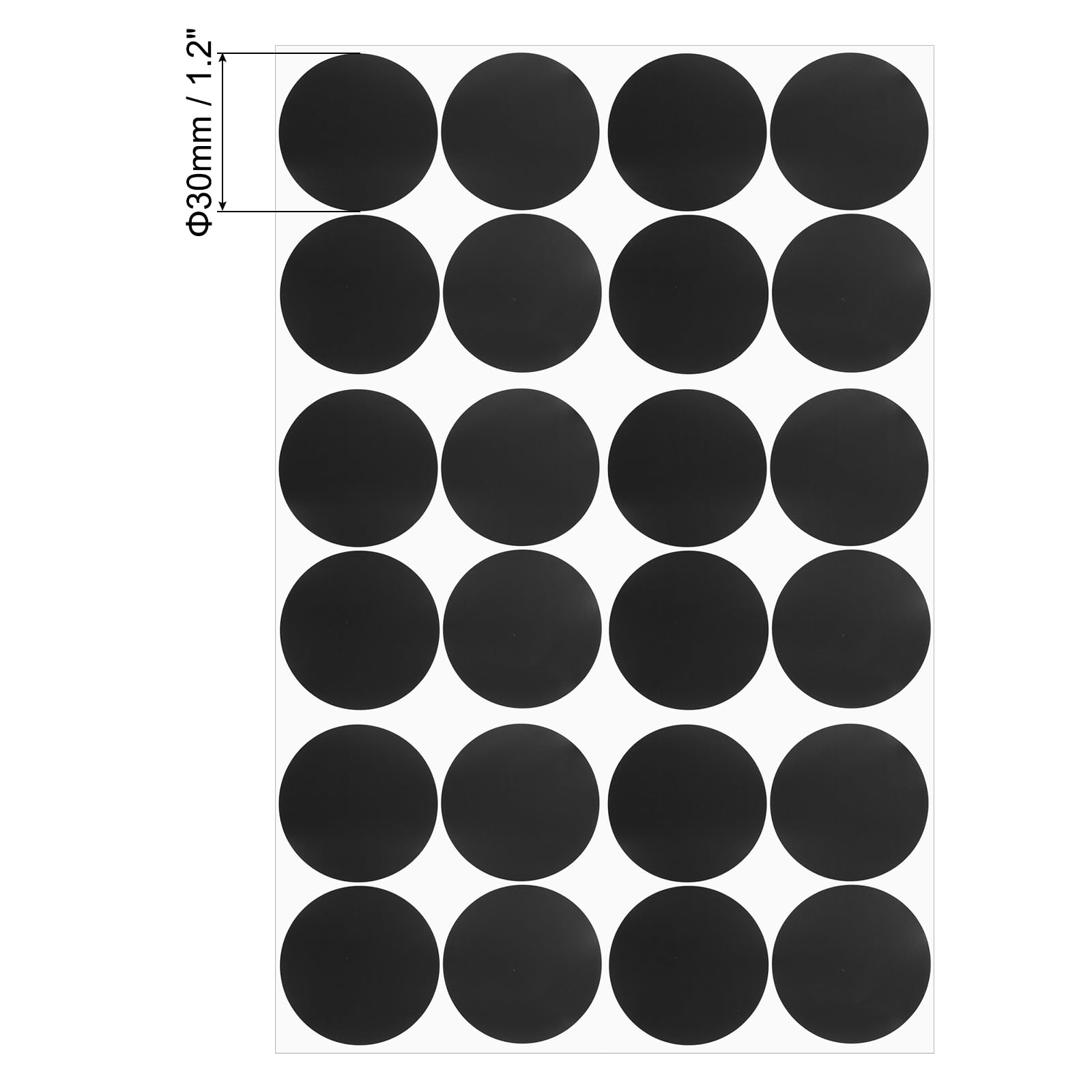 PATIKIL Round Colored Stickers 1.2" - Image 2
