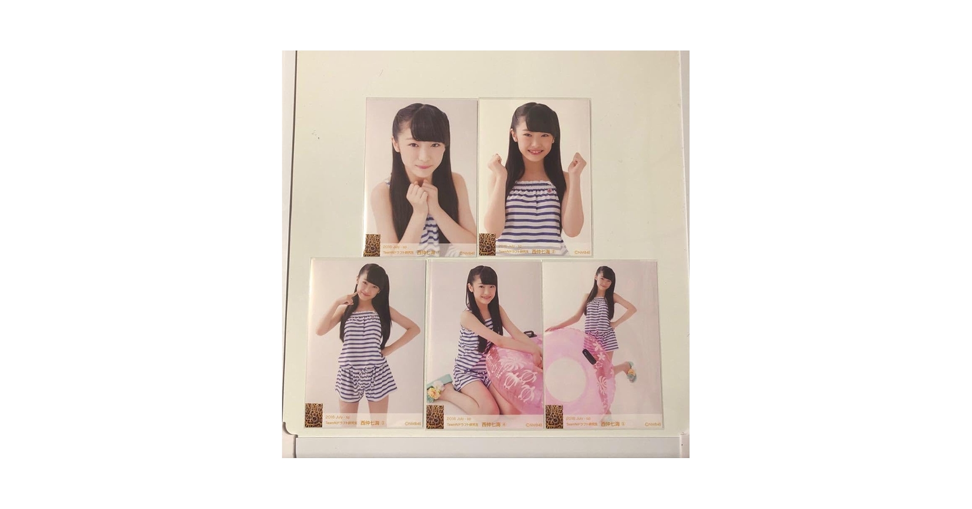 NMB48 西仲七海 生写真 等グッズセット Amazon.co.jp: NMB48 西仲七海 2016 July-sp 生写真5枚コンプ