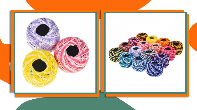 Fil De Coton à Broder 16 Couleurs - 80 M En Vrac, Doux, Pour Couture, Crochet, Tricot, Réparation De Vêtements