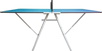 Butterfly Family Mini Ping Pong Table -1 Piece Portable Ping Pong Table for Tailgating Games - 2ft Height - Great Ping Pong Table for Families - Adjust Angles for Slower Play