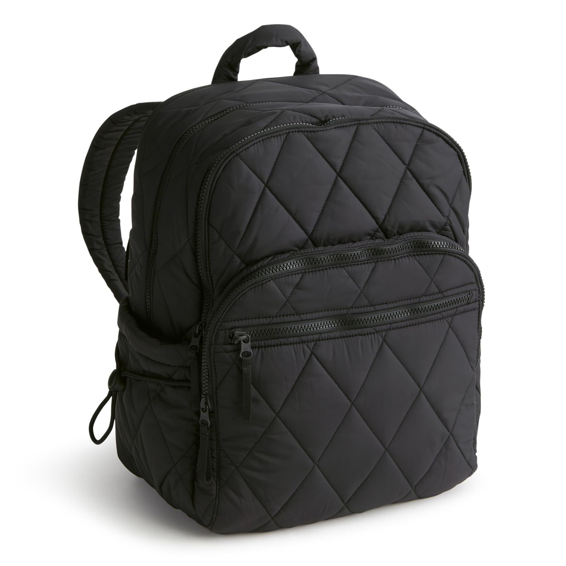 Vera Bradley Women's Nylon Large Bancroft Backpack Bookbag, Moonless Night, One Size