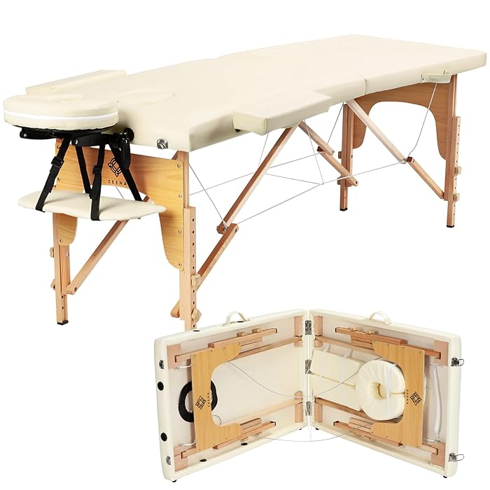 Buy ZEENA Portable Massage Table Lightweight Therapy Salon Bed for