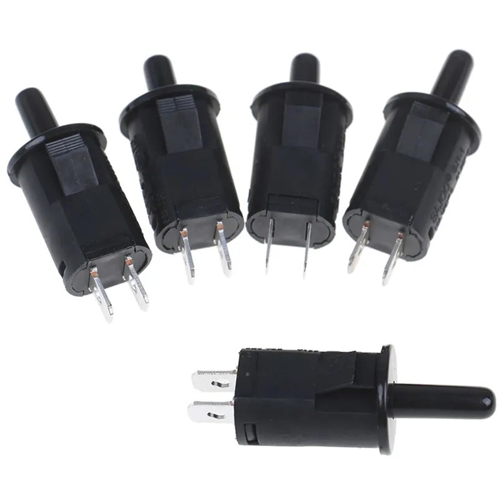 Interrupteur à bouton-poussoir évite faux contacts 125V 250V NO NF