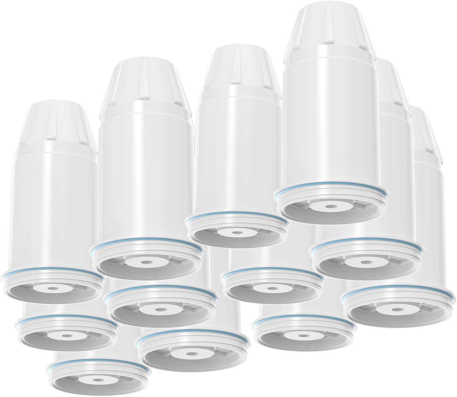 Water Filter Replacement for zero Pitchers and Dispenser,fit for ZR-001 ZR-004 ZP-006 ZR-017 ZS-008 Filters, Multi-Stage Filter System Reduce Lead, Chromium, PFOA/PFOS and TDS, 12pack,by Cobectal