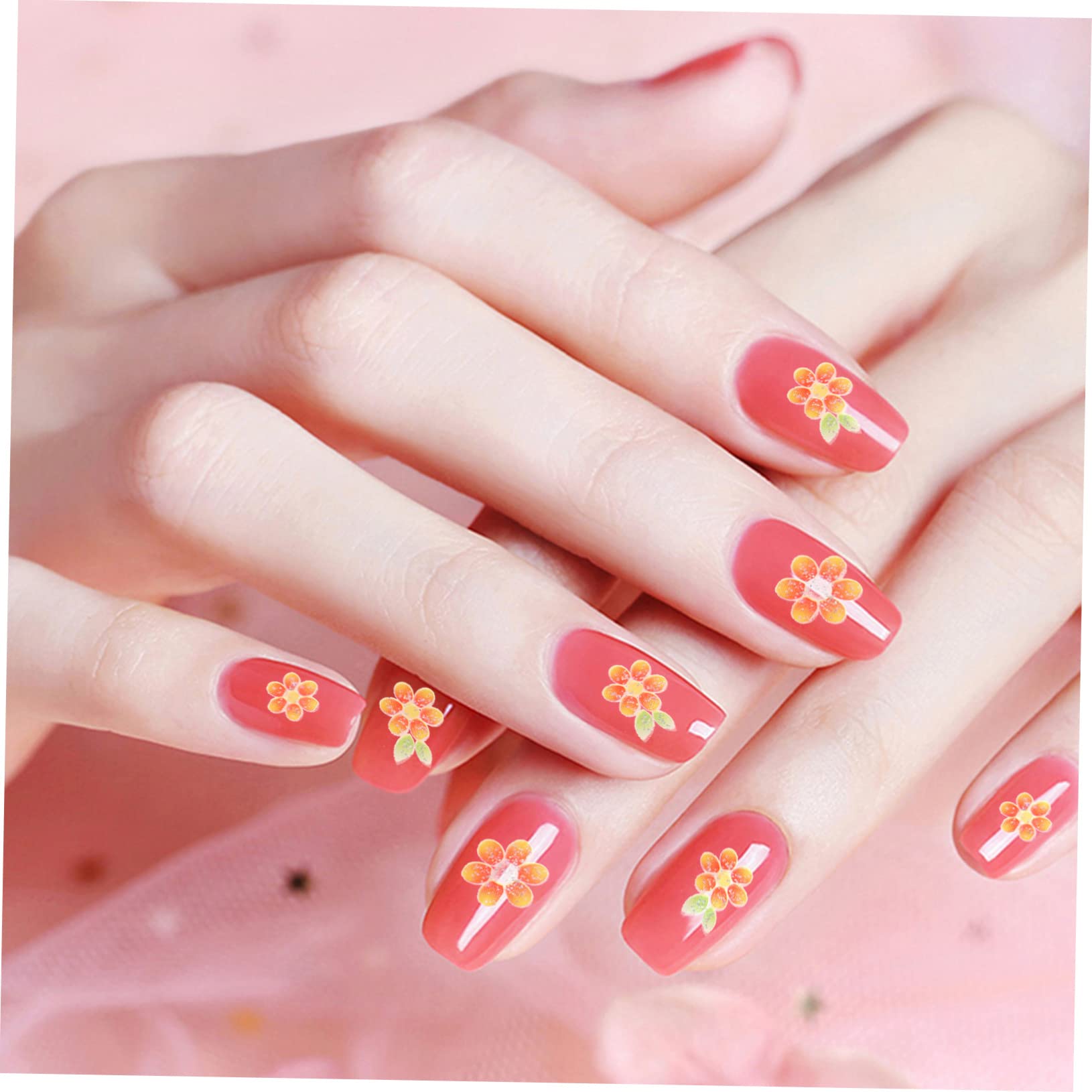 5 Set Set Adesivo Per Manicure Adesivi Per Unghie Arte Decorazioni Uv Linguette Adesive Per Unghie Adesivi Per Manicure Decalcomanie Per Unghie Adesivo Per Unghie Fiore 30 Fogli*5