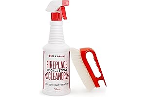 Fireplace Brick & Stone Cleaner: Restore Your Hearth's Beauty