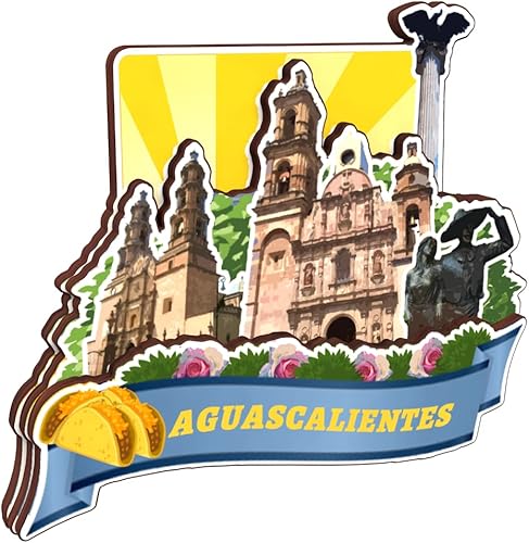 Vista 67 de Veracruz México - Imán de madera para nevera, colección 3D, madera 3D, hecho a mano, recuerdos de la ciudad, imán para nevera, decoración del hogar