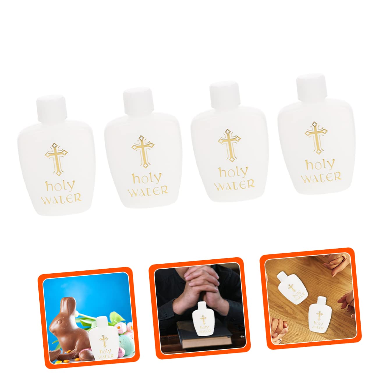 Ciieeo 20 Pz Bottiglie Decorative Acqua Santa Cattolica Piccole Contenitori D'Acqua Sacra Per Battesimi E Feste Religiose Decorazioni Battesimale