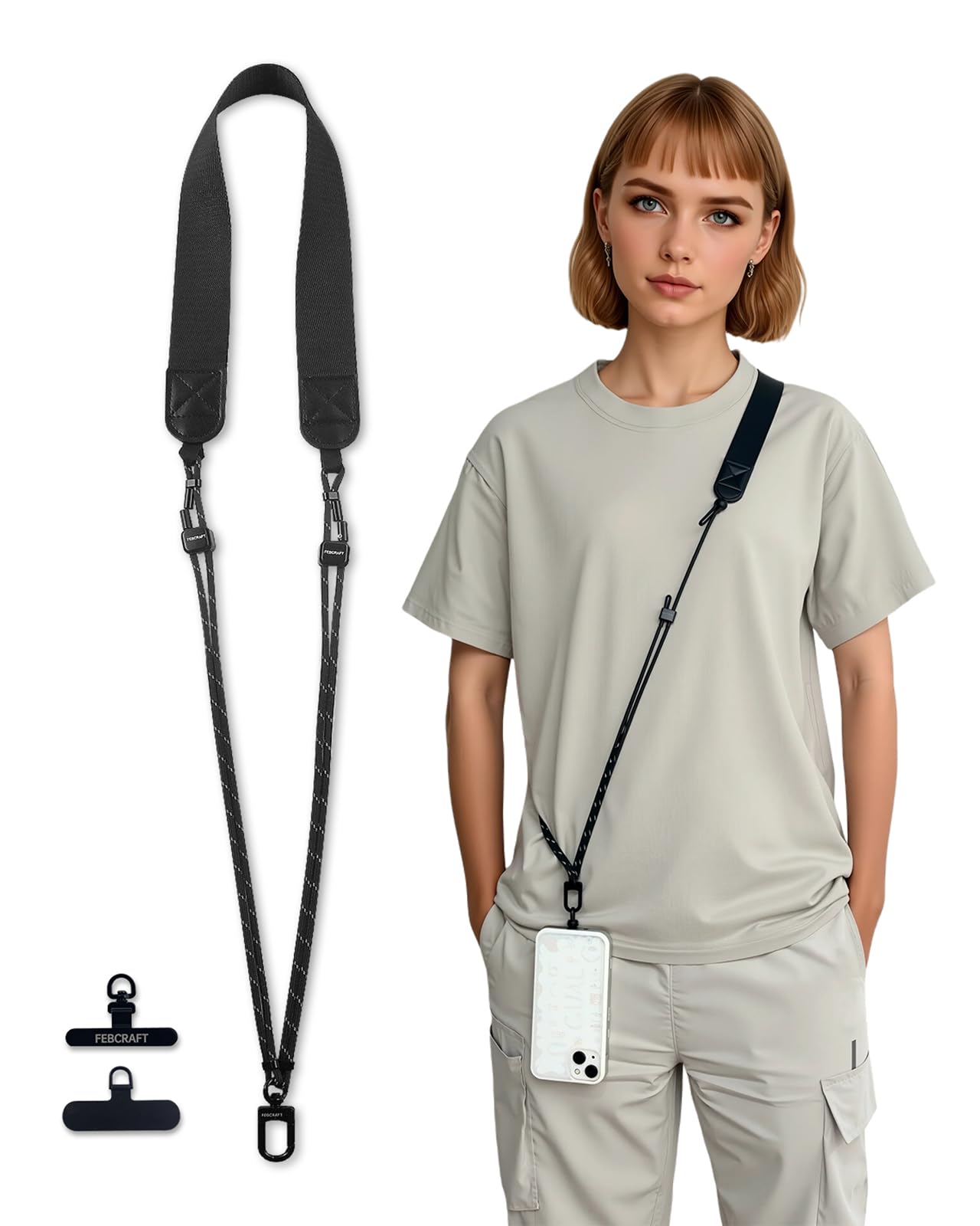Photo 1 of Febcraft Cell Phone Lanyard Crossbody Strap