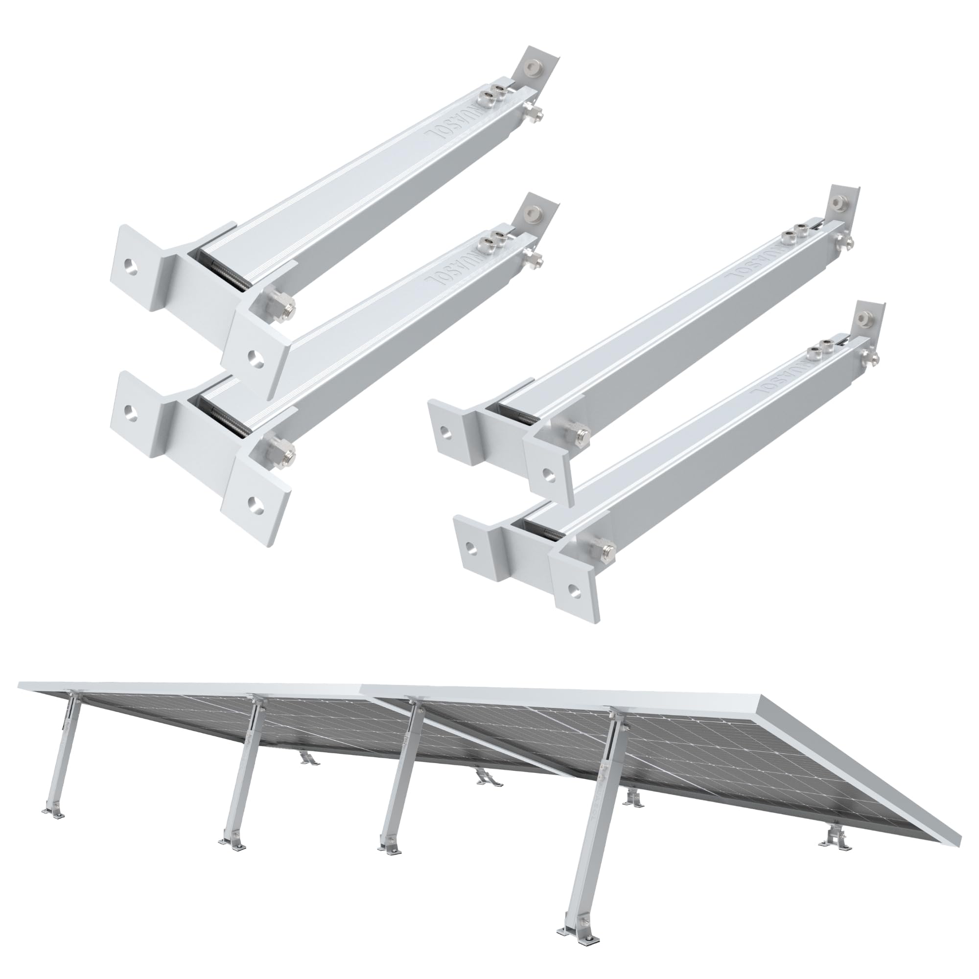Solarmodul Halterung Aluminium Solarpanel Halterung Produktbild-Vorschau 3