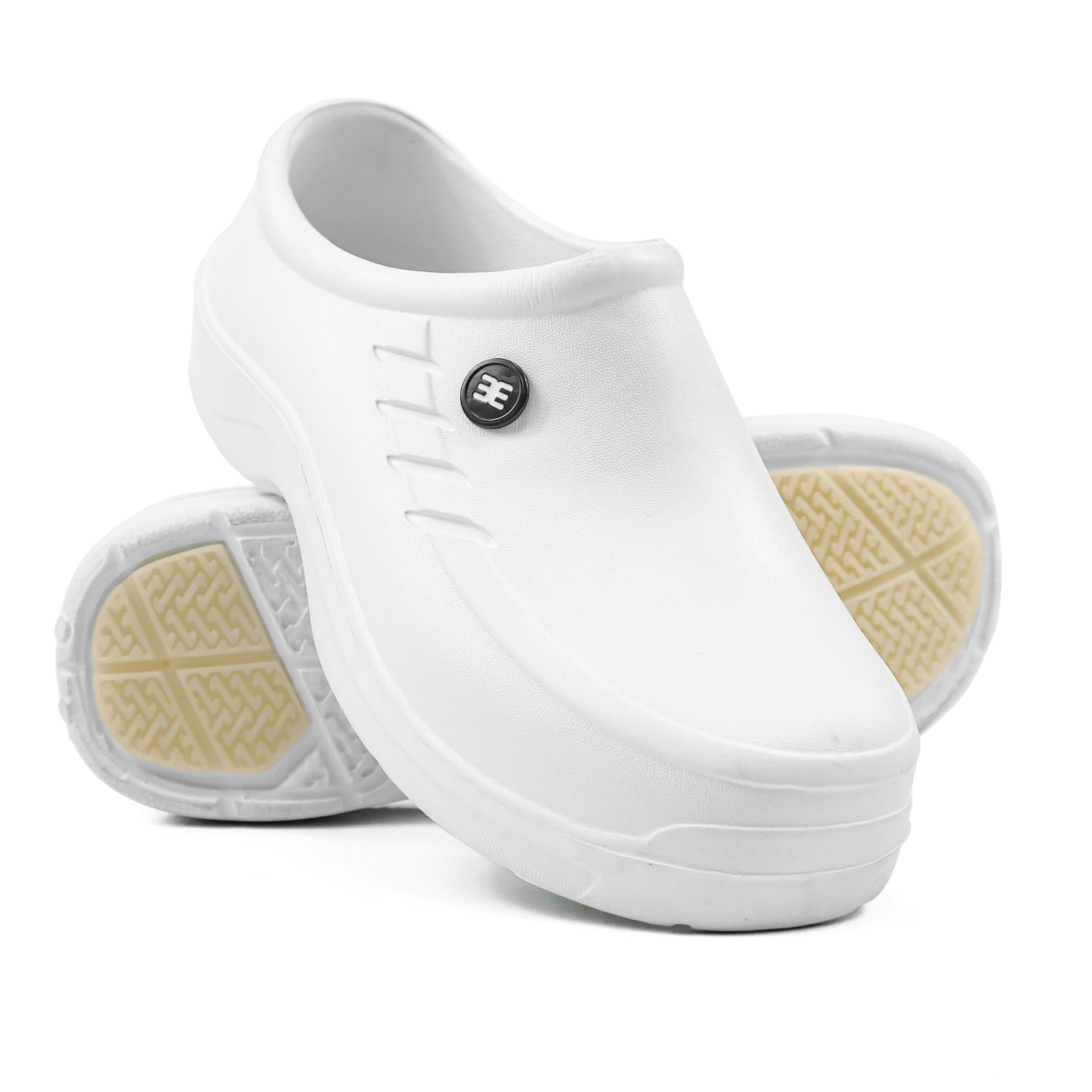 Shoes for Crews Merlin, Men's, Women's, Unisex Slip Resistant Canvas Work Shoes, Water Resistant, Black, Men's 11 / Women's 12.5