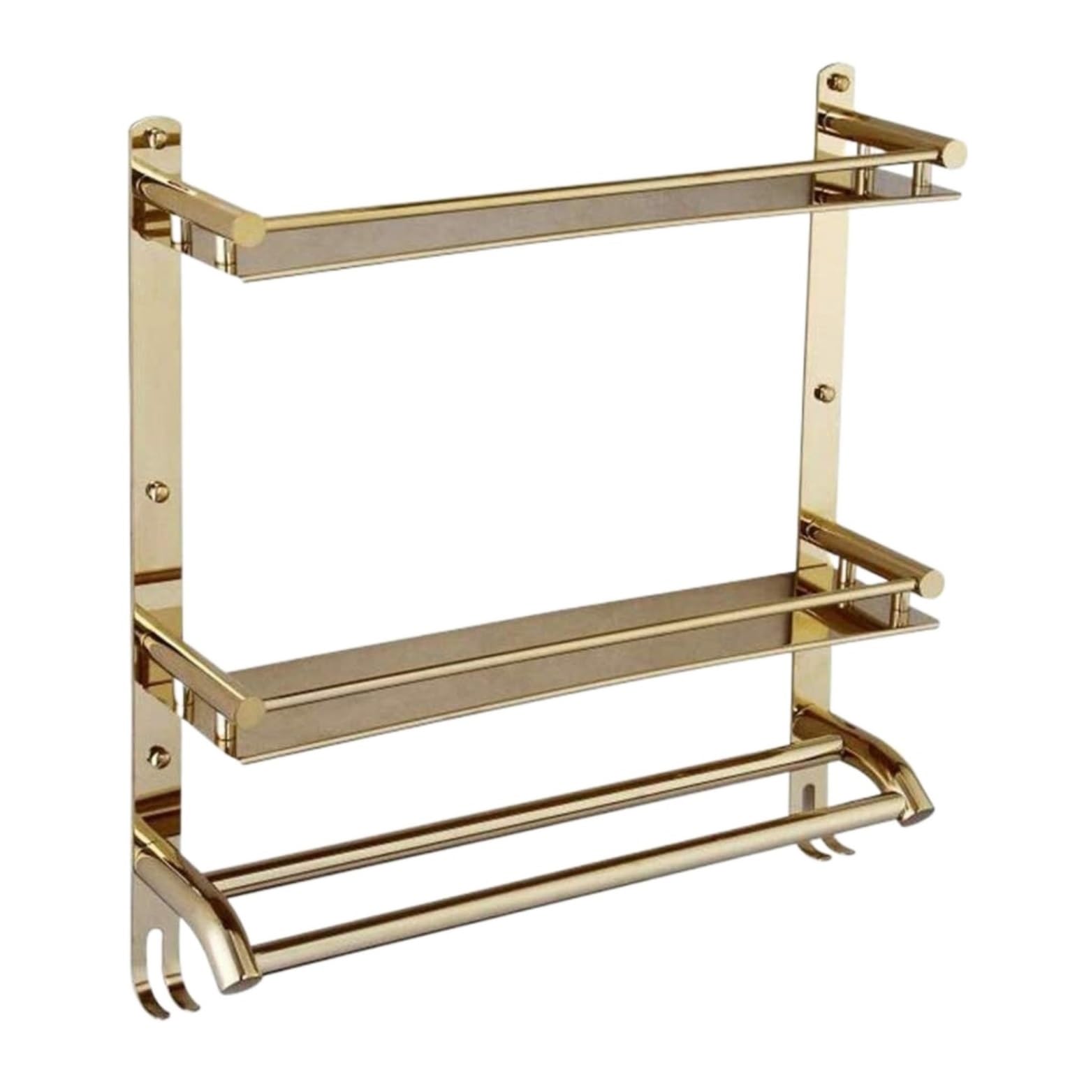 PXIWDAN Bathroom Shelf Wall Mount Bathroom Shelf Stainless Steel Shower Caddy for Kitchen Rack Storage Organizer Wall Organizer