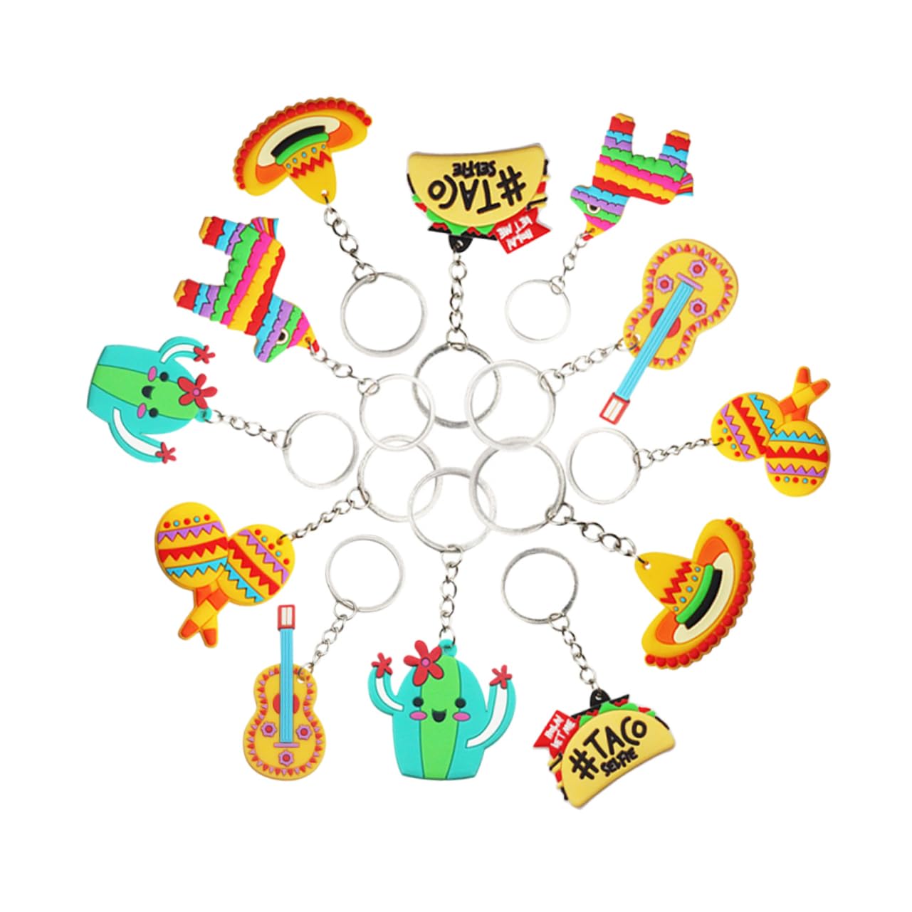 BESPORTBLE Catta Catta Catto Bag Chinms Divertente Keychain Accessori Portachiavi Catene Bomboniere Per Feste Decorazione Del Portachiavi Del Festival Keyring Carino Pvc
