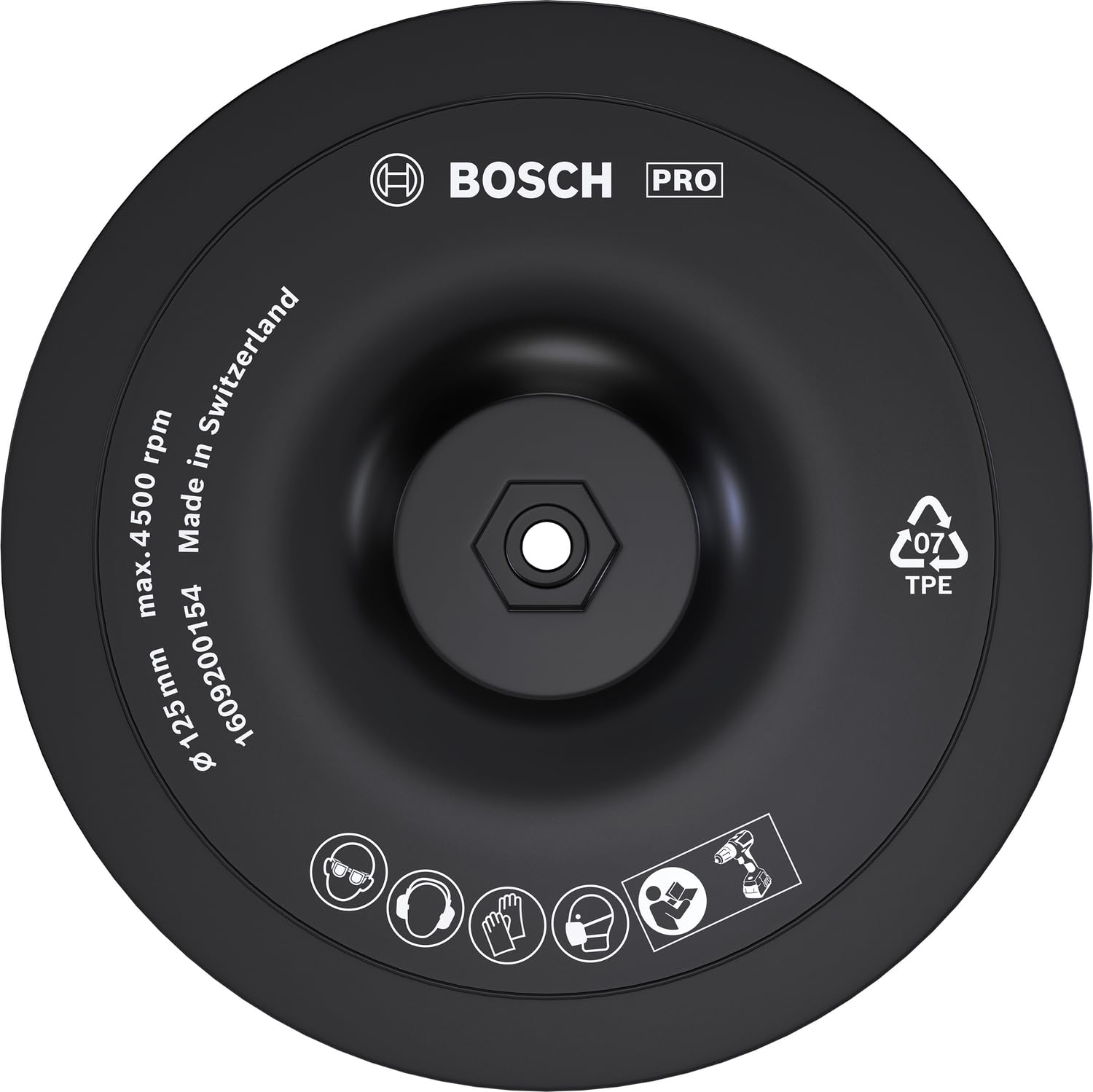 Bosch Profesional TALERZ GUMOWY TRZPIEN.RZ.