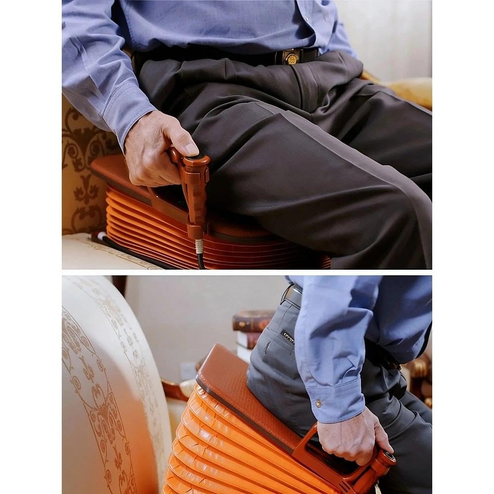Coussin Releveur D'Aide éLéVateur éLectrique Pour Chaise Support Jusqu'à 150 Kg, Fauteuil SièGes à Levage Assisté Senior Siege Releveur Ascenseur éLectrique D'Assistance Canapé Coussin Aide à La LevéE
