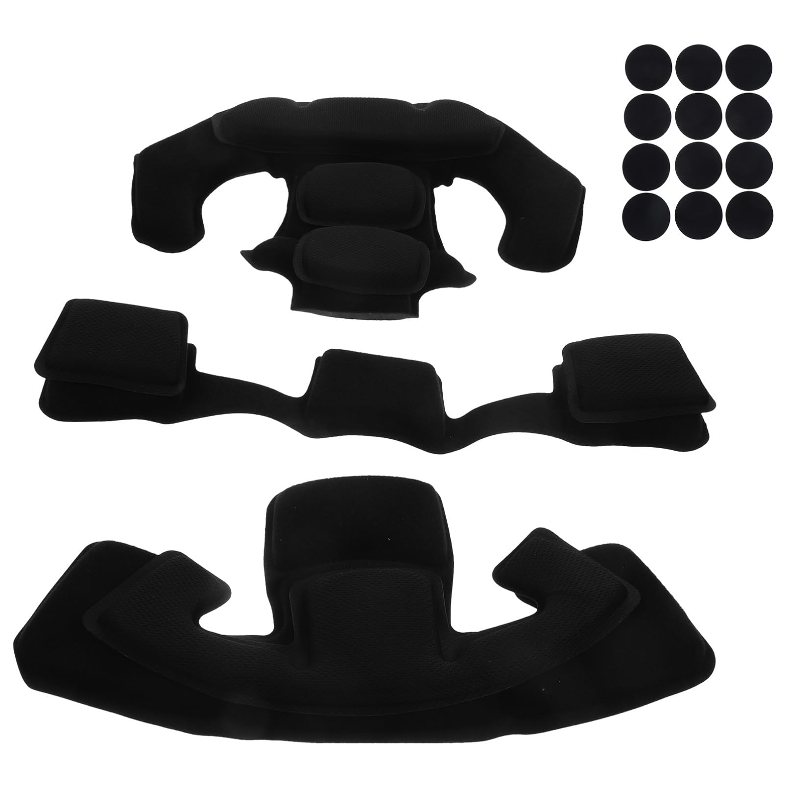 INOOMP 3 Sätze Helmschwammfutter Innenfutter Für Fahrradhelme Zubehör Für Motorräder Reithelm Fahrradhelmpolster Helm Schaumstoffpolsterung Einstellen Flanell Generation