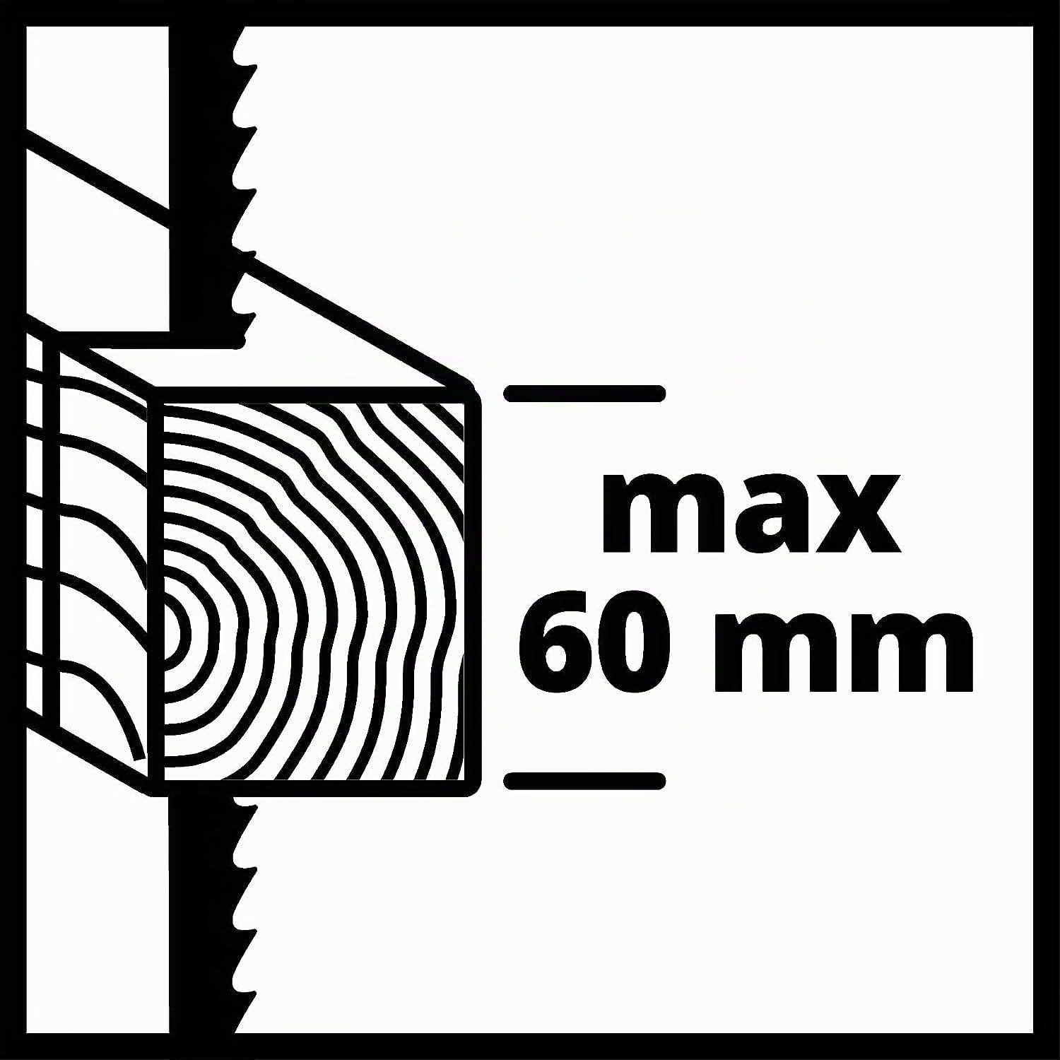 Einhell Seghetto alternativo TC-JS 60/1 (tensione 220-240 V, 400 W, oscillazioni al min. 1000-3000, max taglio legno 60 mm, plastica 10 mm, metallo 6 mm, cambio lama manuale)