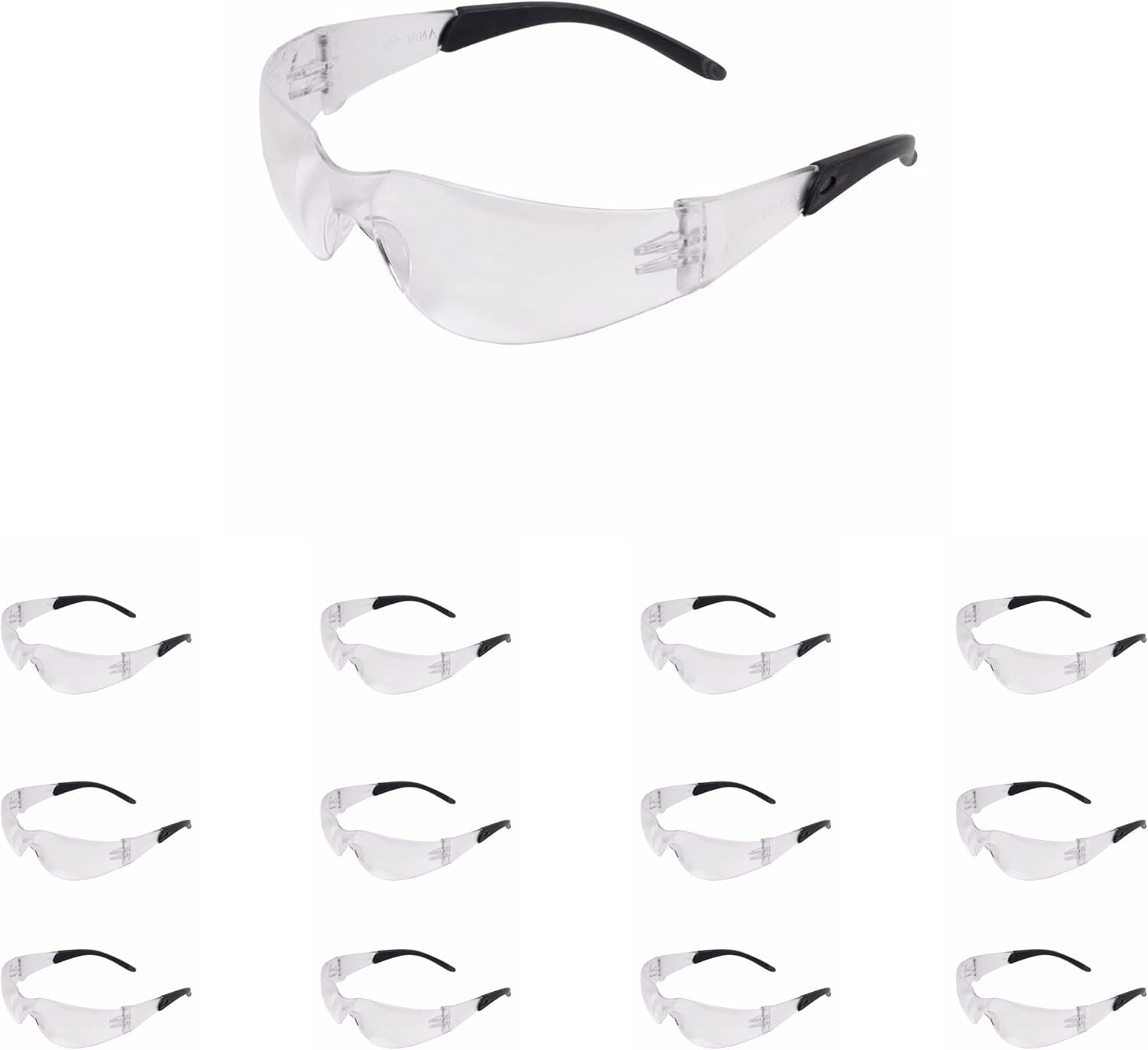 ATERET 24 Pairs Safety Glasses, Scratch Resistant Polycarbonate ANSI Z87.1 Impact Resistant Lens