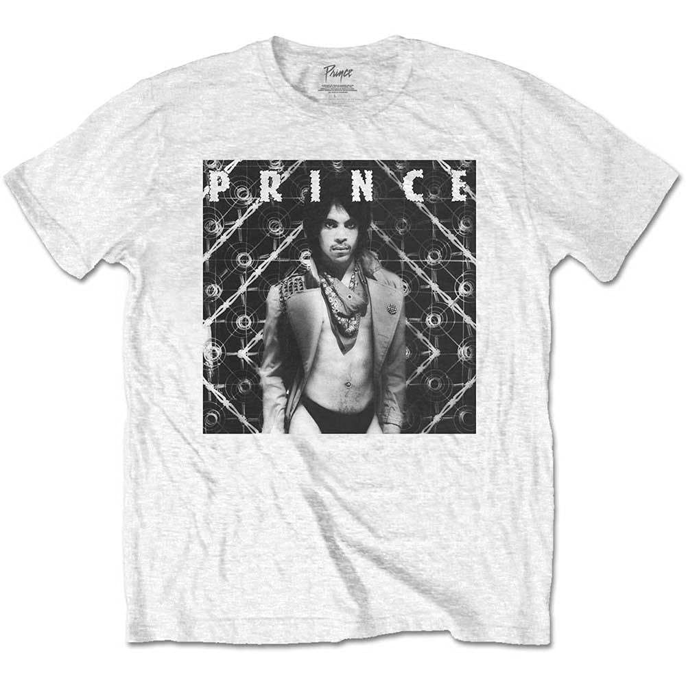 Prince Men's Dirty Mind Regular Fit Crew Neck Short Sleeve T - Shirt, White (White White), Medium (Manufacturer Size:Medium)
