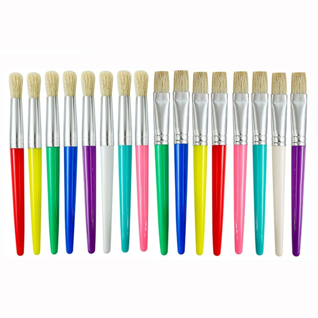 Ensemble de pinceaux Pingfeng aux poils robustes pour art et gouache