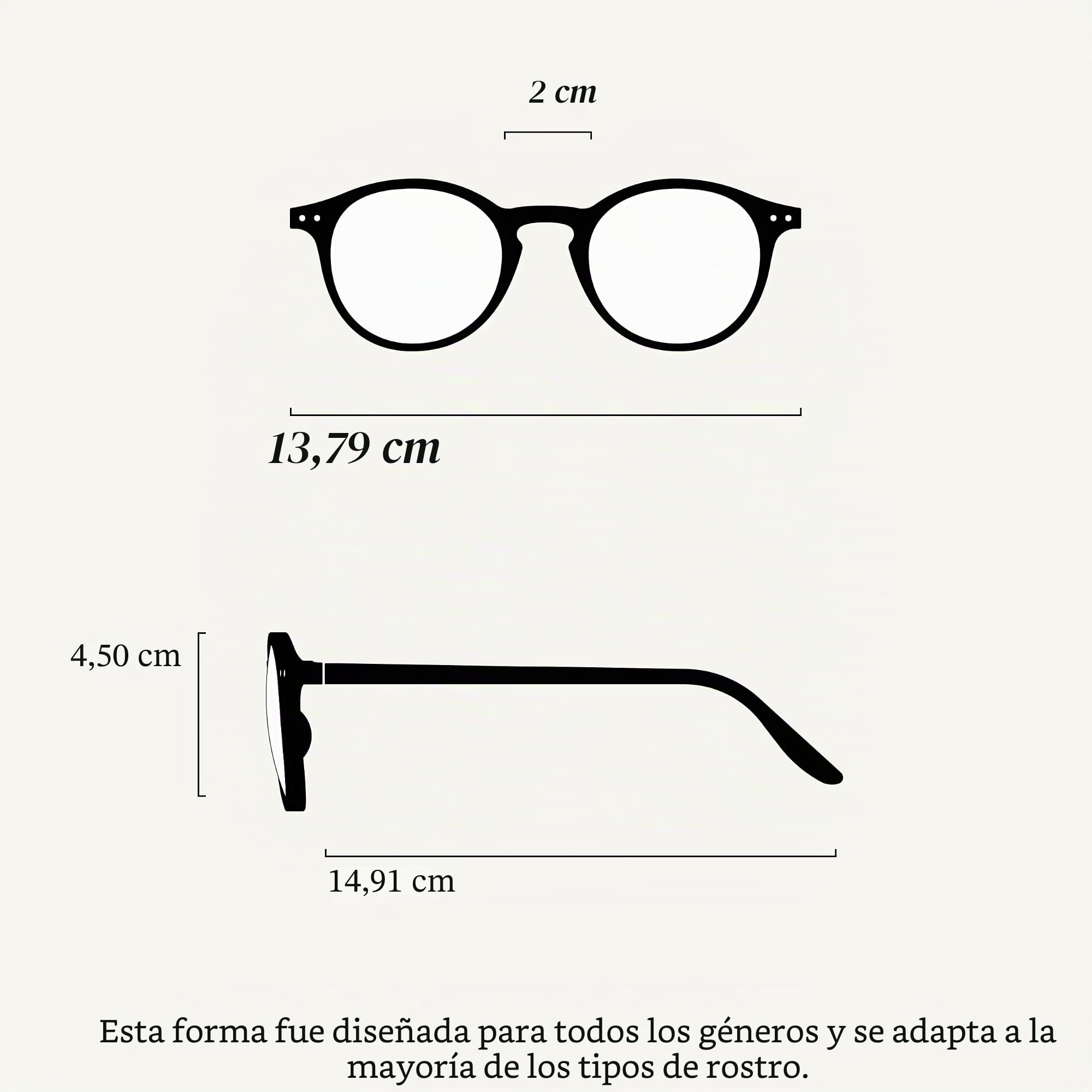 IZIPIZI Shape D - Gafas de lectura unisex para adulto, Tortuga, 2