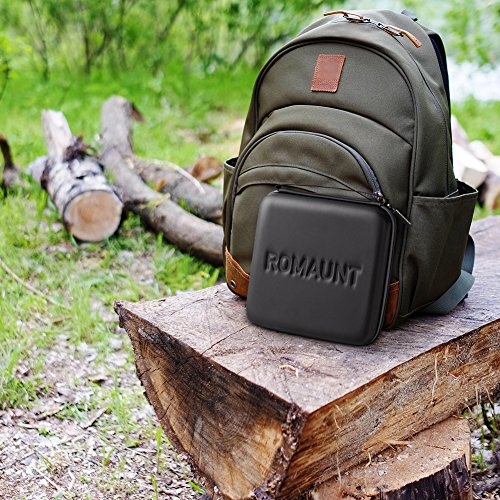 ROMAUNT Coffee Pods Holder Compatible For K-Cup, Accessory For Portable Camping Coffee Maker, Protective Travel Carrying Case Single Serve Manual Machine Brewer, Holds 9 Count - Thumbnail 7