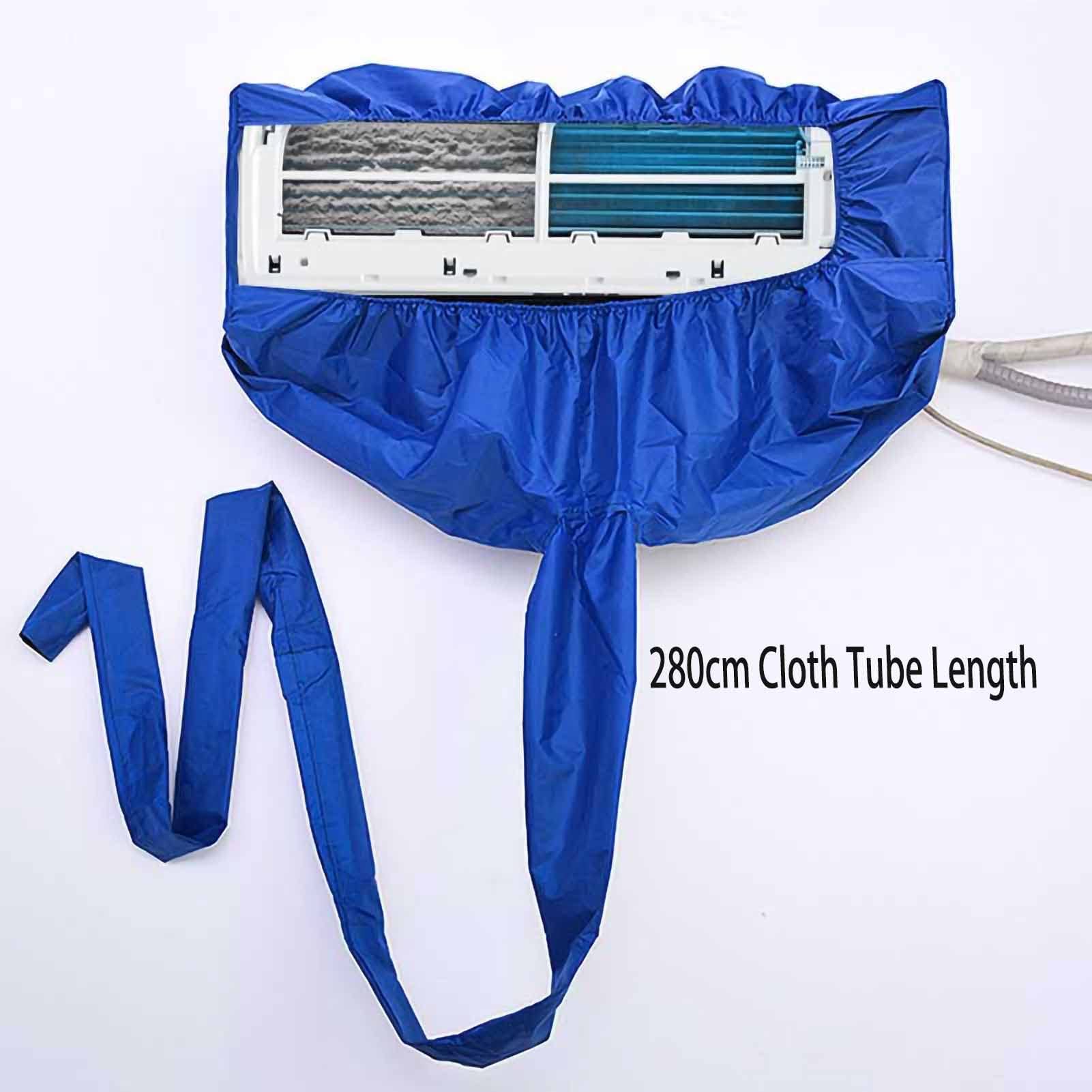 Estante para Aire Acondicionado con Pantalla de Valla Exterior,Cubierta de limpieza de aire acondicionado Cubierta de limpieza de aire acondicionado, Bolsa de protección contra el polvo de limpie