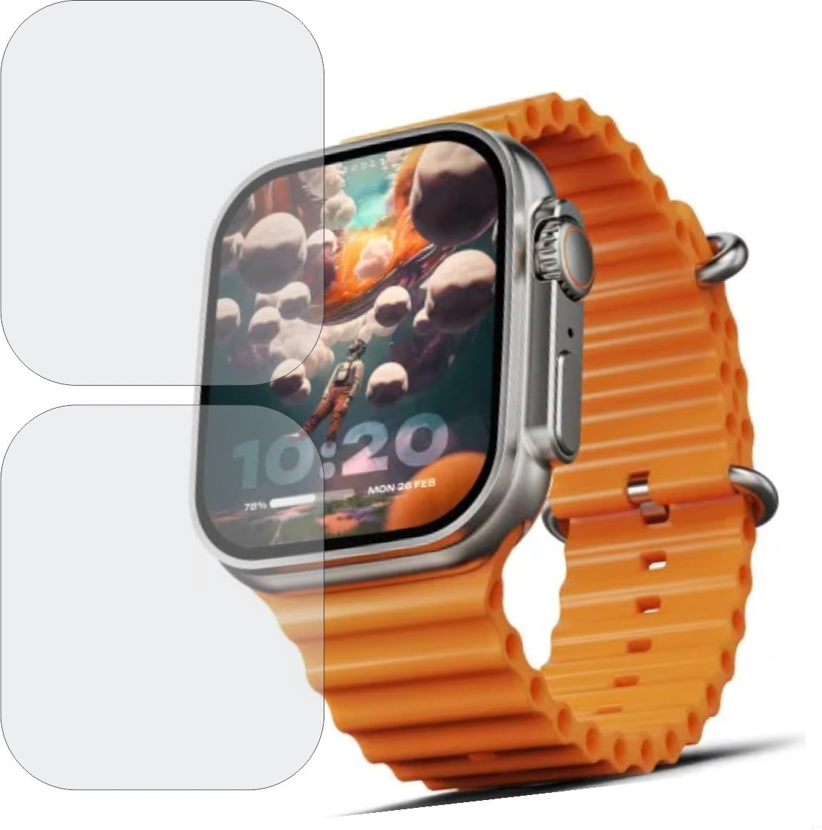TELTREK Screen Guard for Boult Crown Smartwatch Screenguard, Edge to Edge TPU Fiber Film not Tempered Glass Screen Protector for Boult Crown (Pack of 2) (B0CN1R66D1) Amazon Price History, Amazon Price Tracker