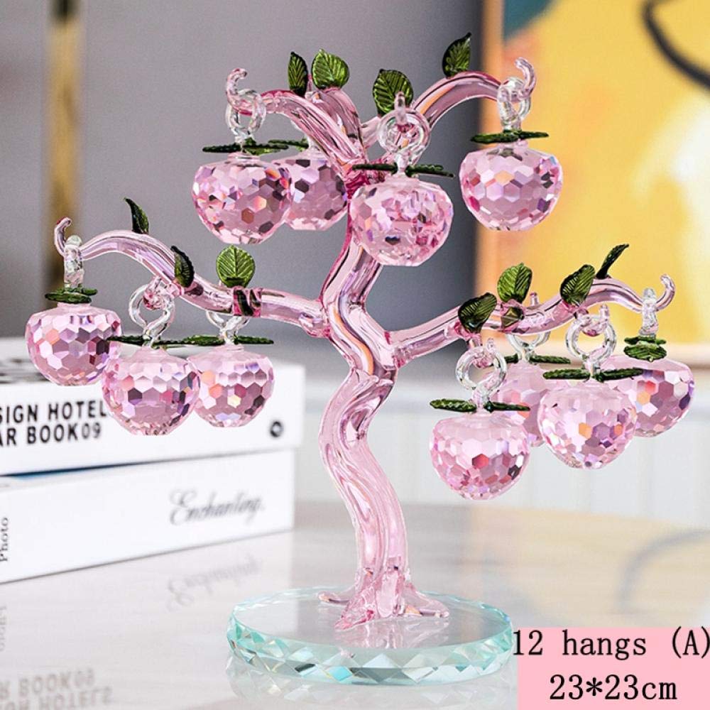 Cristal de cristal manipular estatuillas artesanía fengshui ornamento decoración para el hogar recuerdo decoración adorno-Blanco_8 cuelga_PORCELANA